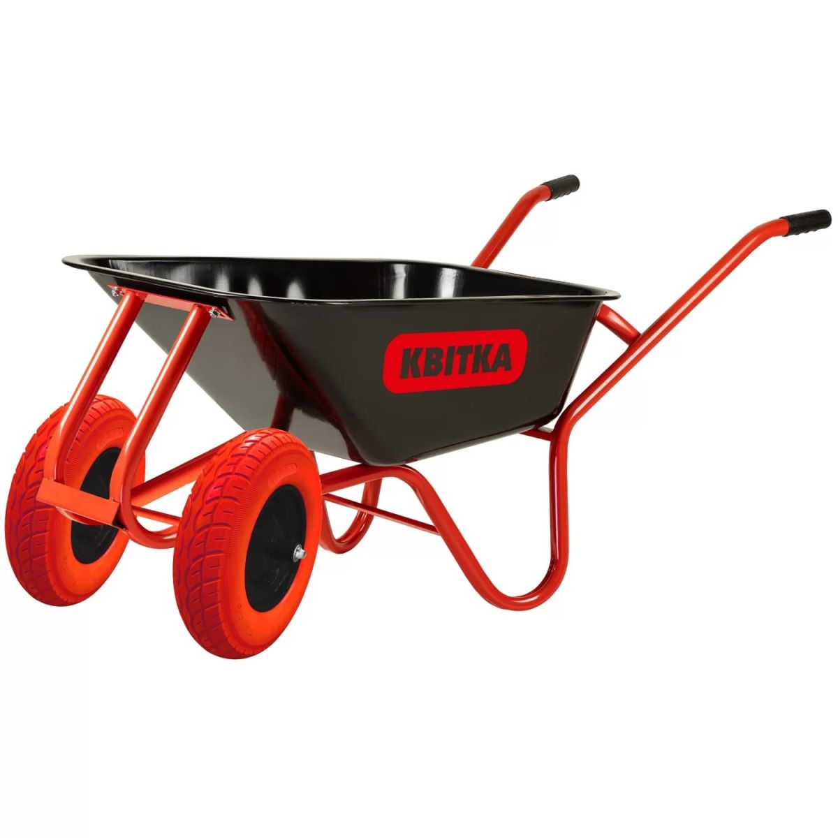 Будівельна двоколісна тачка КВІТКА PRO Formula 1 Industrial (100 л, 180 кг, ПУ) (110-4069)