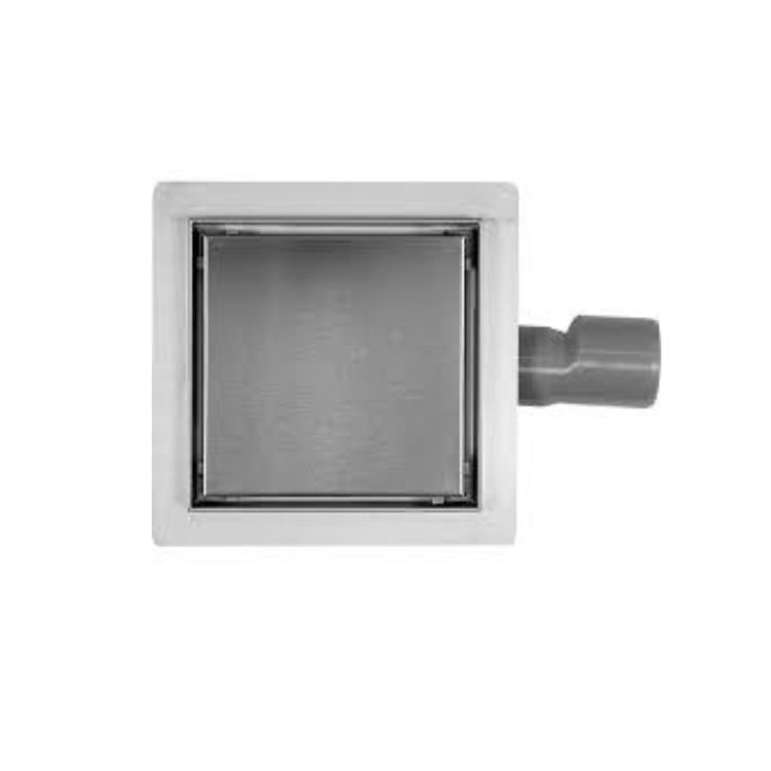 Трап підлоговий зливний FALA 20x20 см з нержавіючої сталі