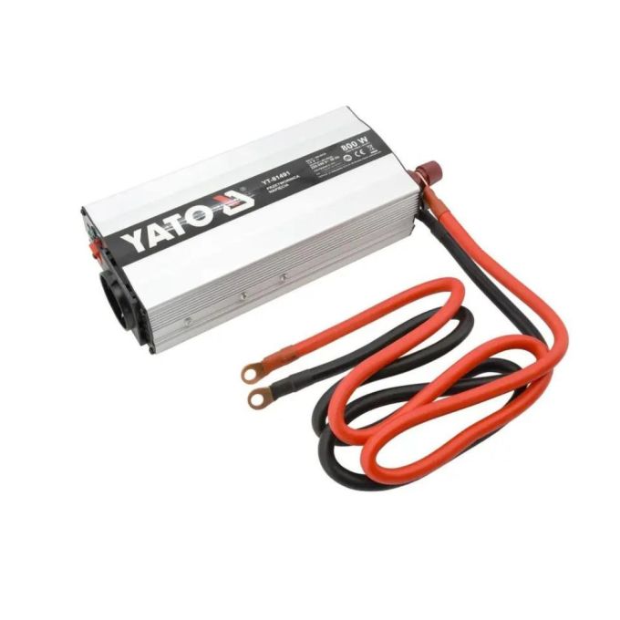 Перетворювач напруги з джерела YATO 12В DC В 230В AC 800 ВТ AC