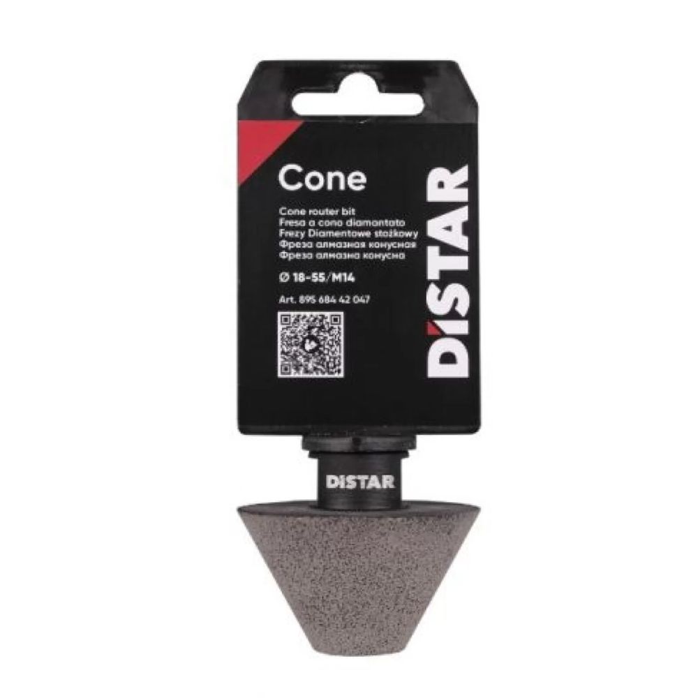 Фреза алмазна конусна для болгарки Distar Cone (18-55 мм, M14) (89568442047)