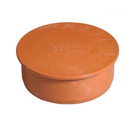 Заглушка Ostendorf 110мм помаранчевий
