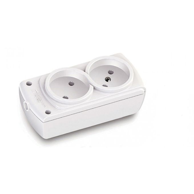 Колодка б/з, 2 гнізда, 10А, Olimpia, Mutlusan