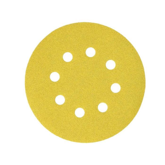 Диски Indasa Red Line на 8 отворів, жовтий 125мм P400