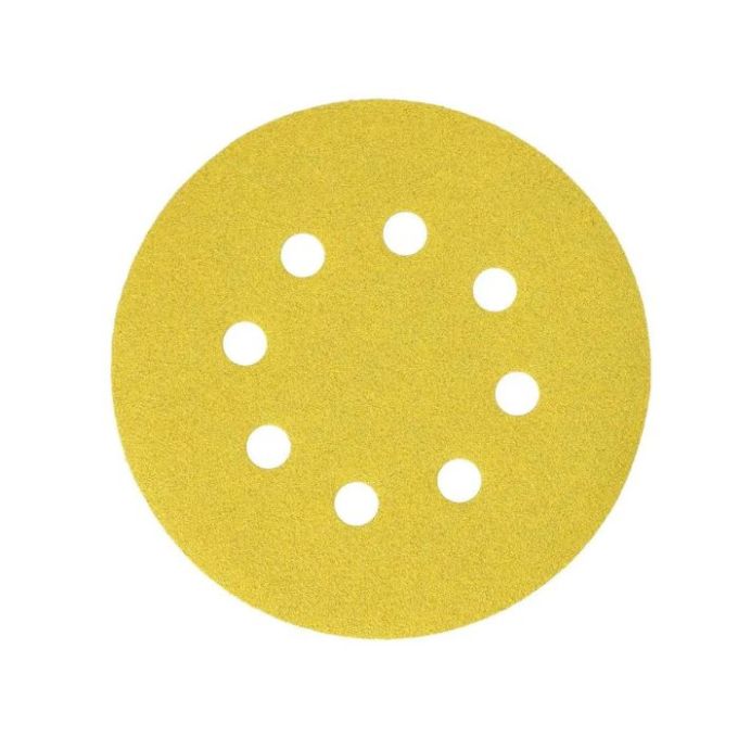 Диски Indasa Red Line на 8 отворів, жовтий 125мм P400