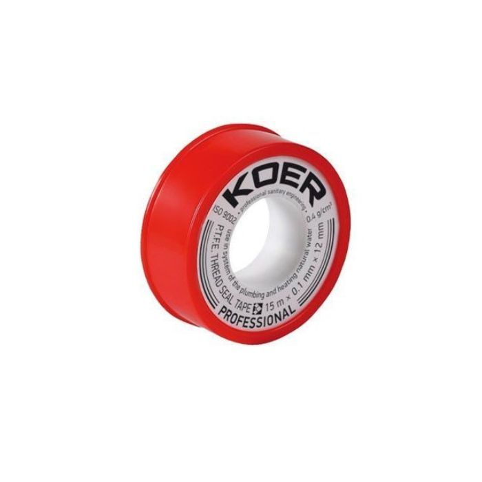 ФУМ стрічка для води KOER ST-01 15M*0.1mm*12mm (KR0119)