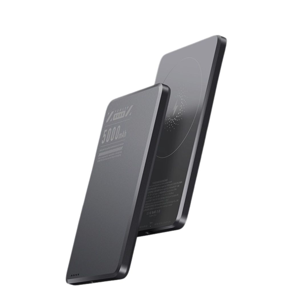 Металевий надтонкий магнітопоглинаючий акумулятор MagSafe 5000 мАг PD20W(сірий)