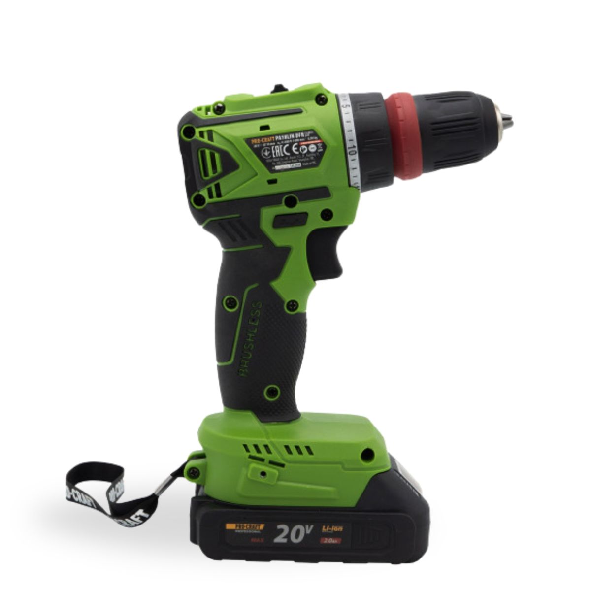 Шуруповерт Procraft PA18LiN DFR (з 1 акб та зп)