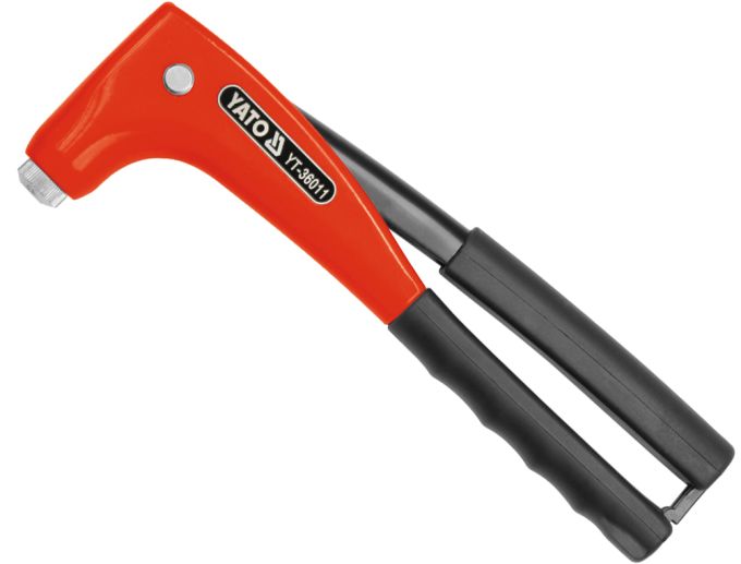 Заклепочник ручний YATO поворотний для нітів Ø=2.4, 3.2, 4, 4.8 мм 253мм