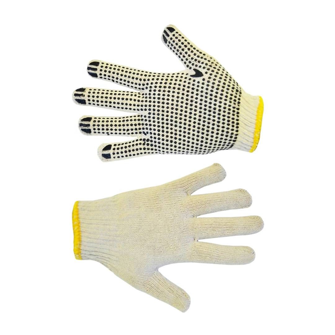 Рукавички плетені білі з вкрапленням, L Technics