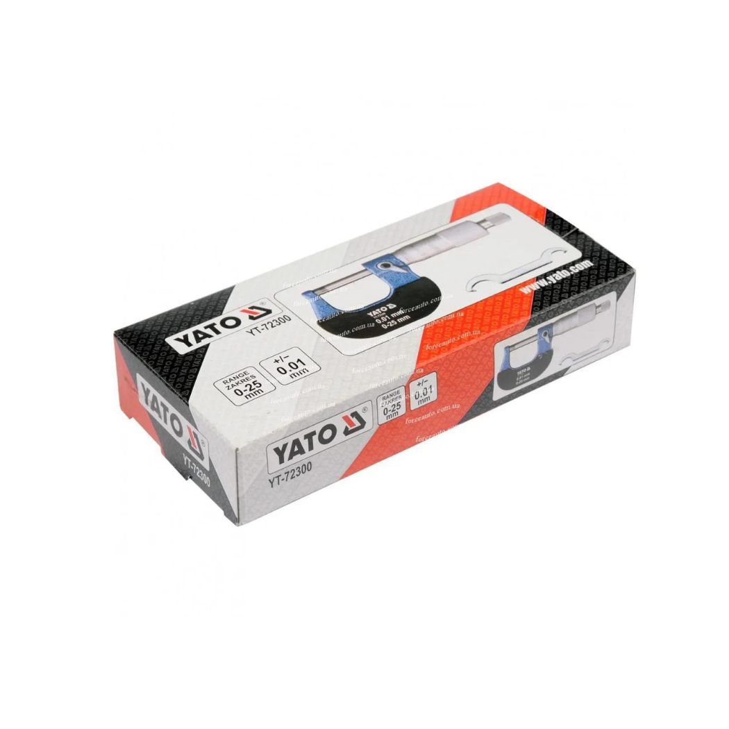Мікрометр YATO 0-25 мм