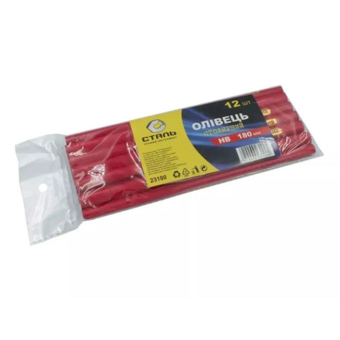 Олівець столярний 180 мм, Сталь