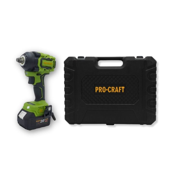 Набір Акумуляторна гайковерт PWA18+батарея Procraft 20/4 Energy+зарядний пристрій Procraft 20/1