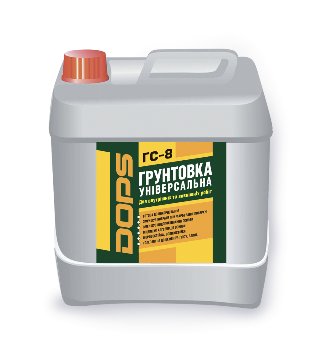 Ґрунтовка універсальна DOPS ГС-8, 10 л