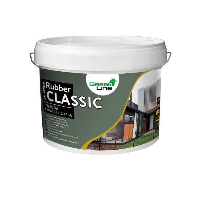 Гумова акрилова фарба UNIVERSAL RUBBER CLASSIC 10 л