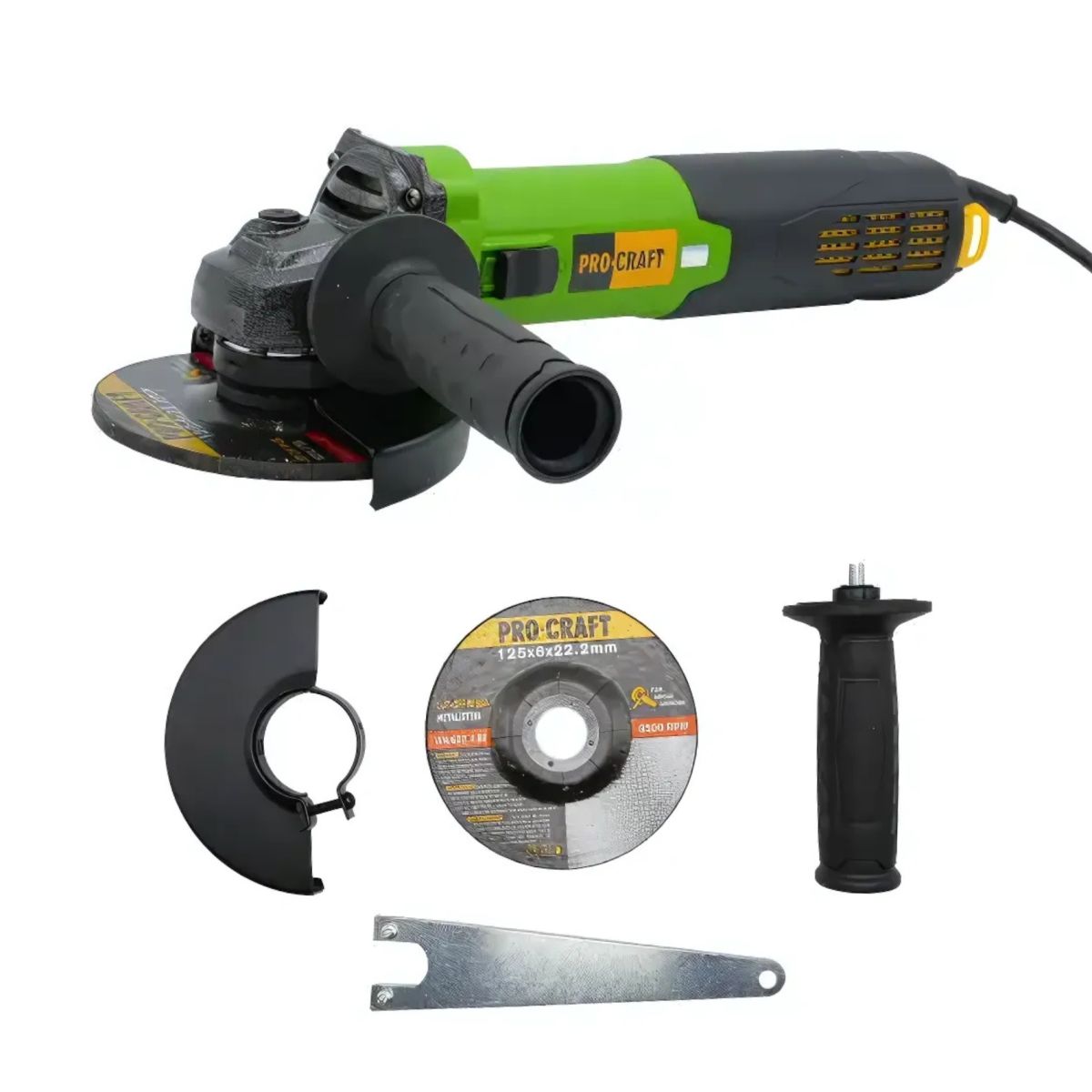 Кутошліфувальна машина безщіткова Procraft PW2350 125 мм