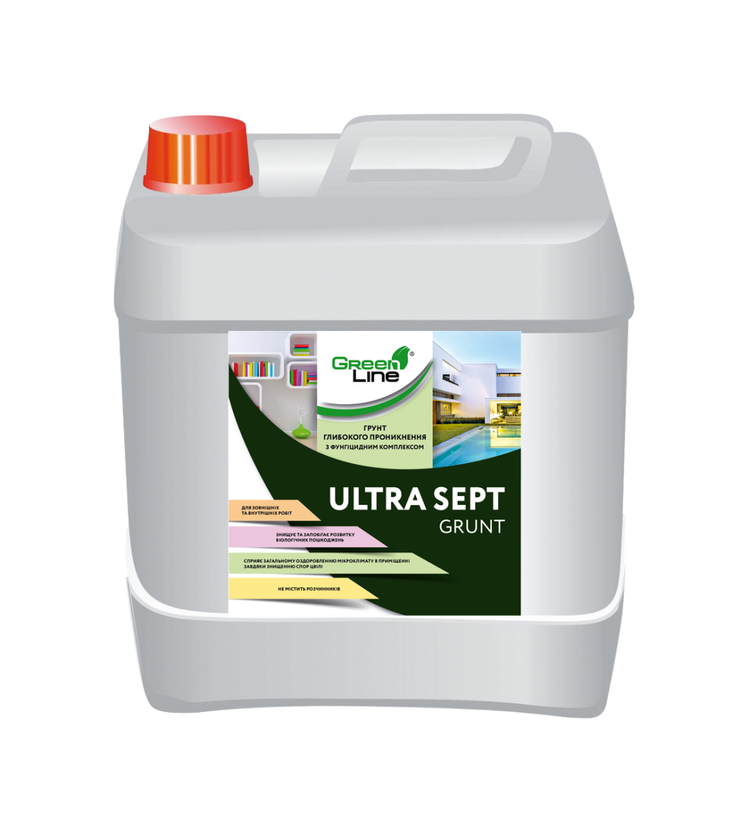 Ґрунт глибокого проникнення з фунгіцидним комплексо GRUNT ULTRA SEPT