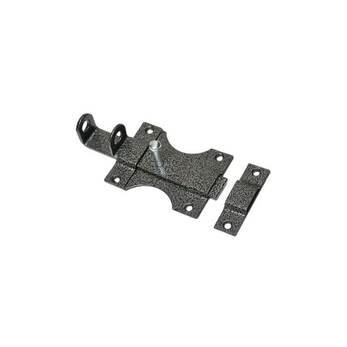 Засов "Бабочка" серый антик (155*80 мм)