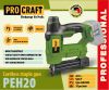 Акумуляторний степлер Procraft PEH20 (Без акб та зп)