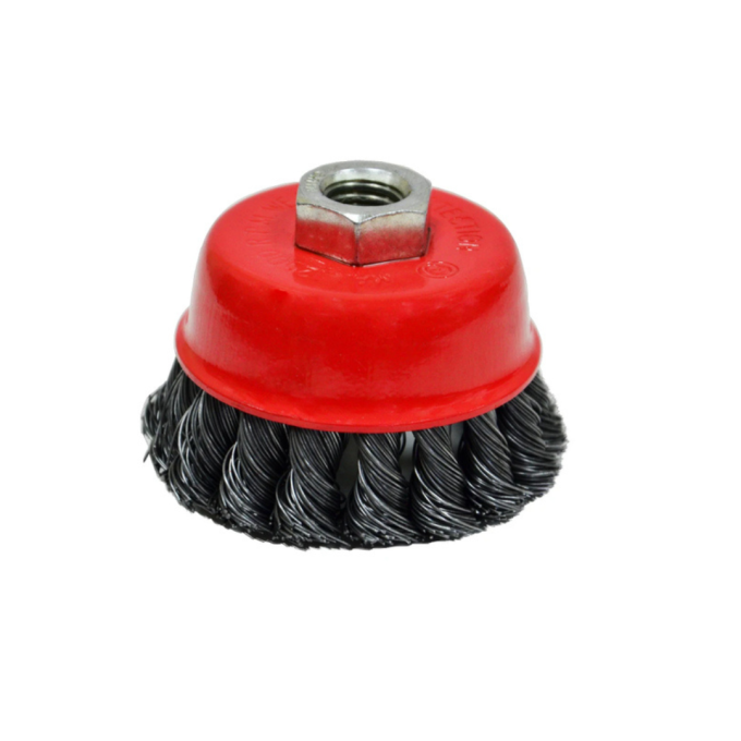 DT75 Щітка крацовка "Чашка", закручена, 75мм, ТМ thelІНСТРУМЕНТ