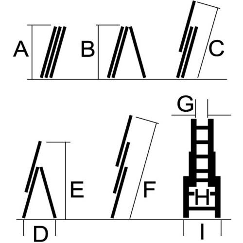 Драбина універсальна Кентавр 3×11 (3,14 м)