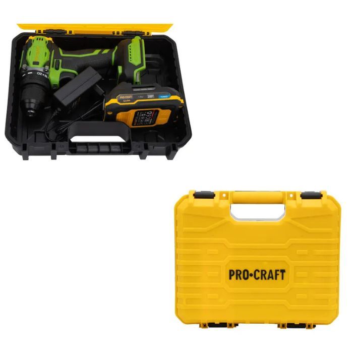 Шуруповерт Procraft PA18Pro (з 1 АКБ)