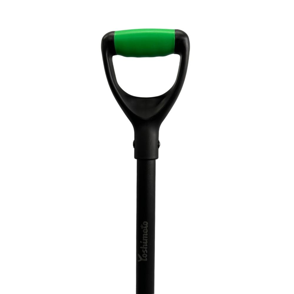 Лопата совковая Yoshimoto с ребрами жесткости с металлической рукояткой