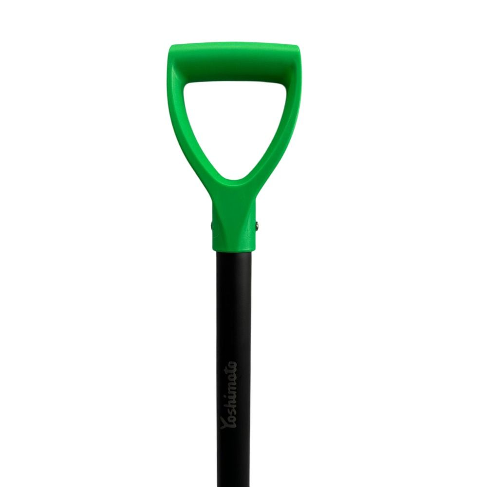 Лопата штыковая Yoshimoto с ребрами жесткости с металлической рукояткой