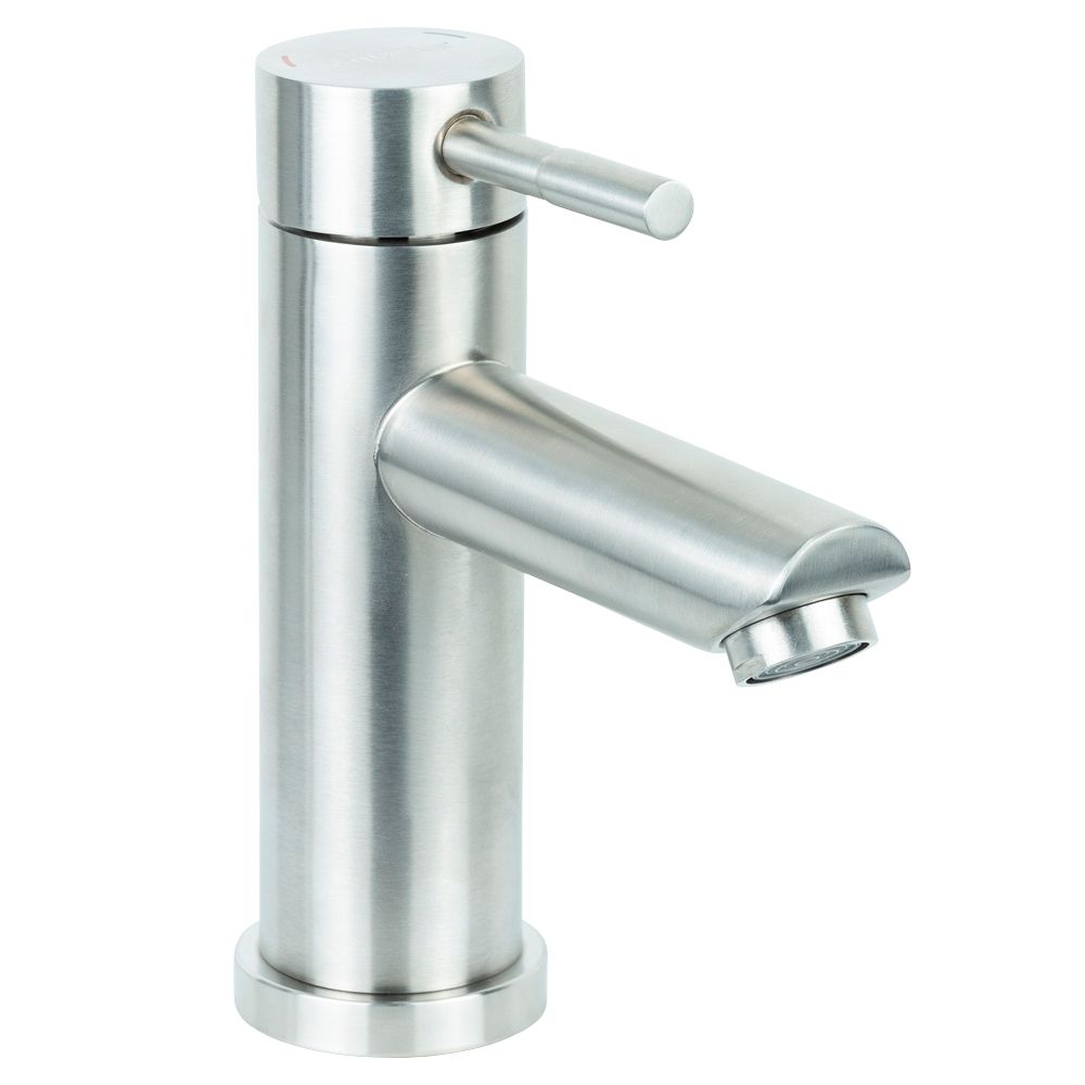 Смеситель KT Ø35 для раковины литой на гайке SS AQUATICA KT-1A170P