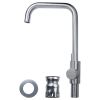 Змішувач KT Ø35 для кухні Г-гусак на гайці SS AQUATICA KT-4B270P