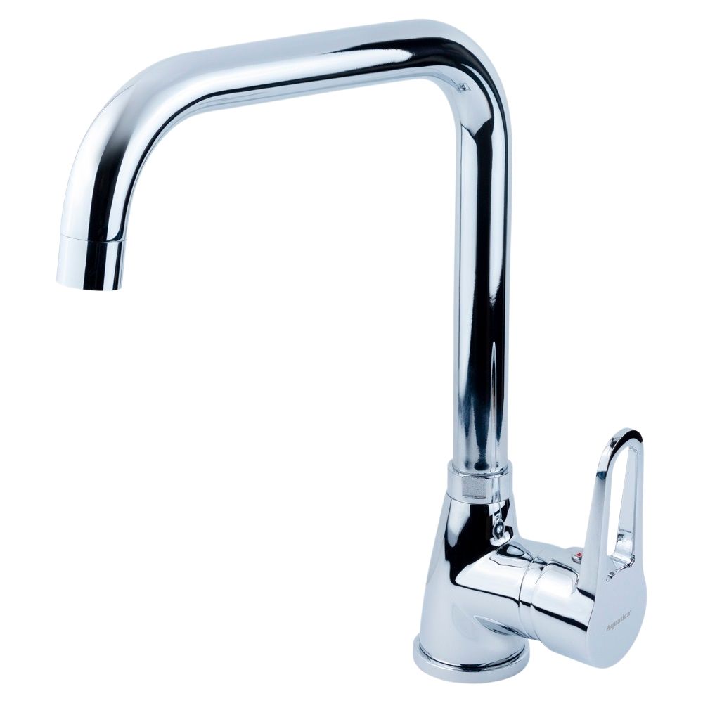 Змішувач HL Ø35 для кухні Г-гусак на гайці AQUATICA HL-4B230C