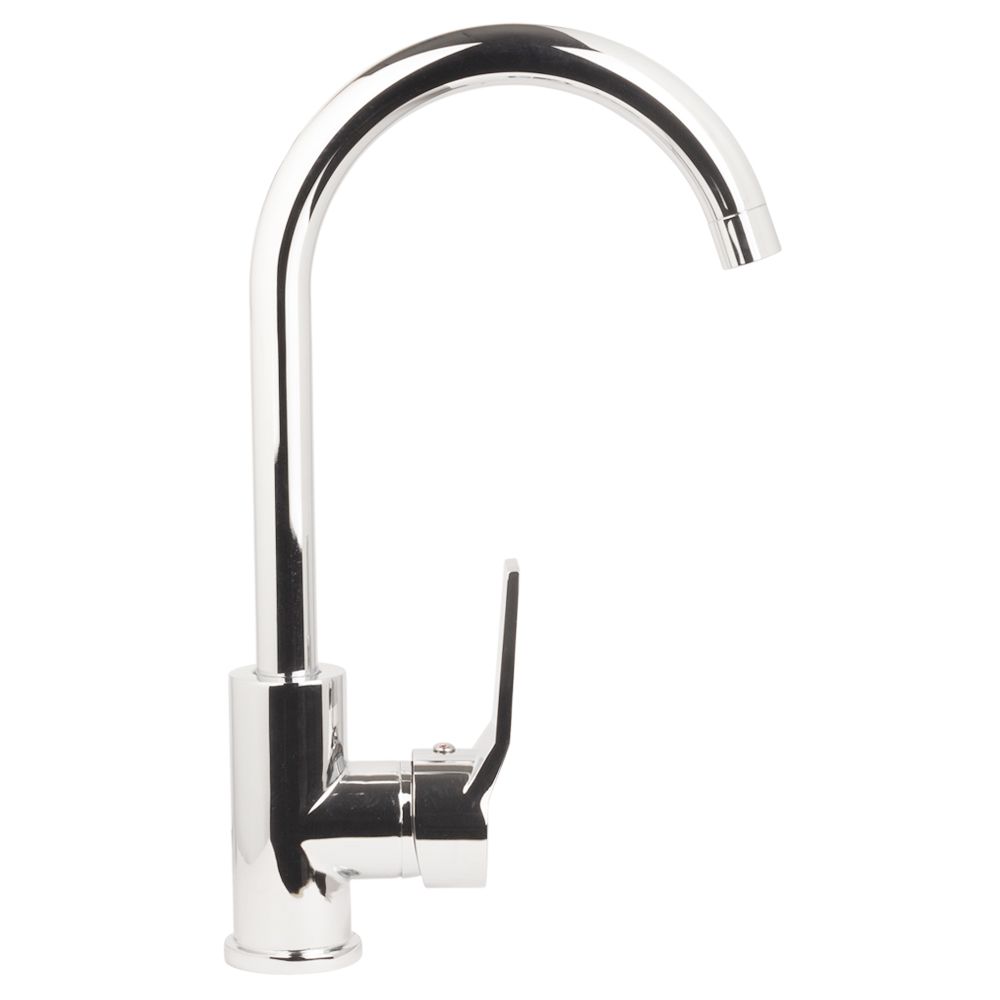 Змішувач s45 Ø40 для кухні вилив високий вухо на гайці AQUATICA