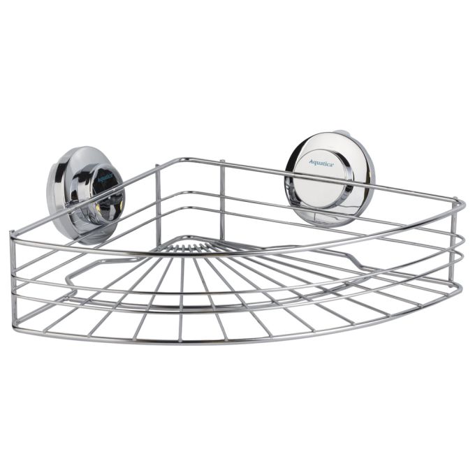 Кошик на вакуумних присосках кутовий s38 294×210×90мм AQUATICA