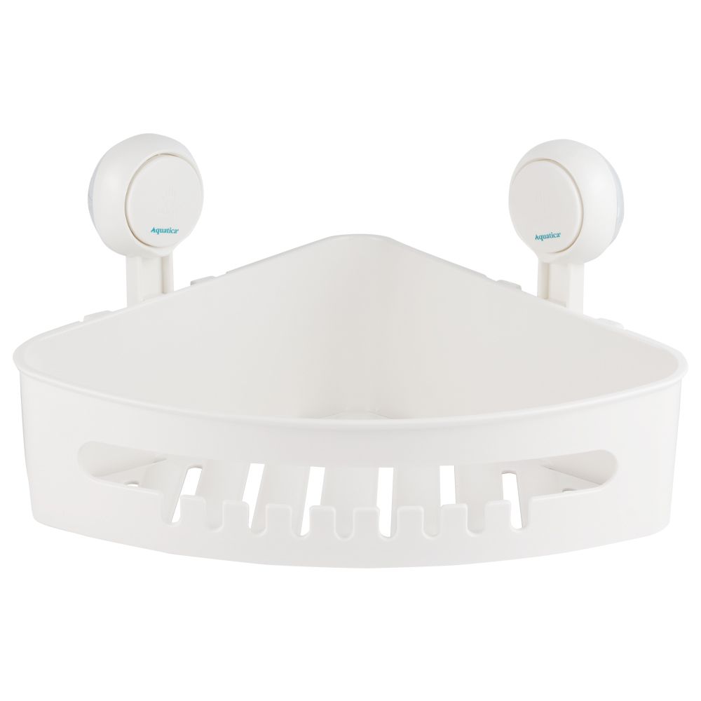 Кошик на вакуумних присосках кутовий s42 255×255×105мм AQUATICA