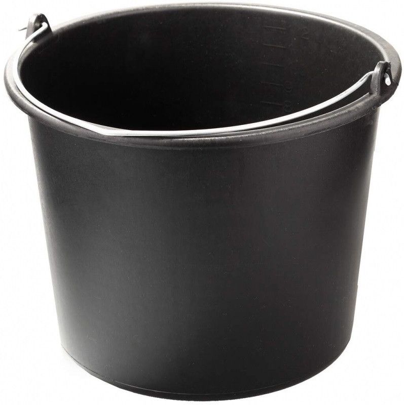 Пластиковый пластик черный 12 л Pt-6250