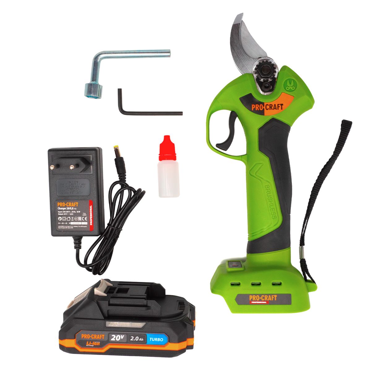 Акумуляторний секатор Procraft ES28Li (з 1 акб)