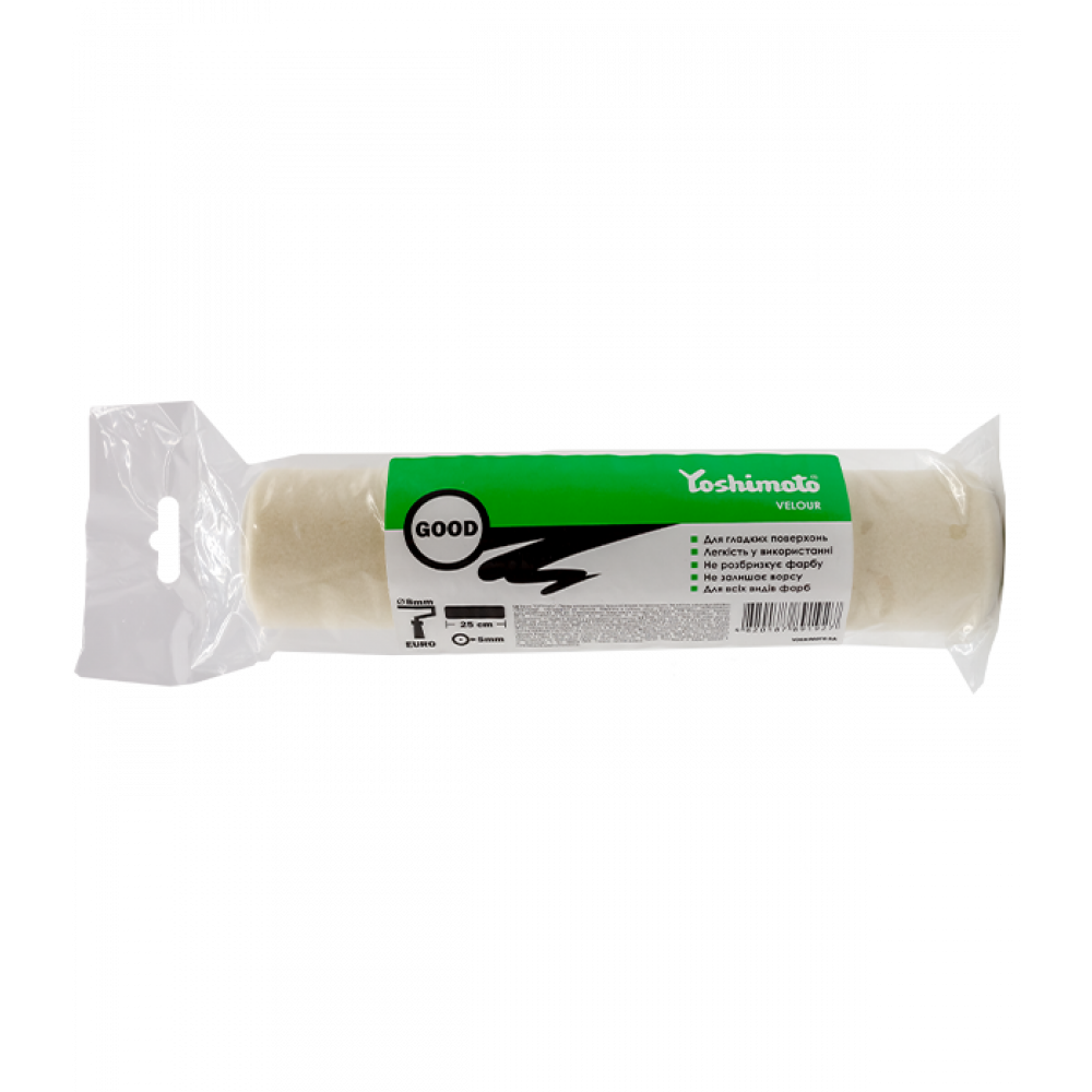 Валик Yoshimoto Velour, тип.EUR, 180мм*44мм, ворс 5мм