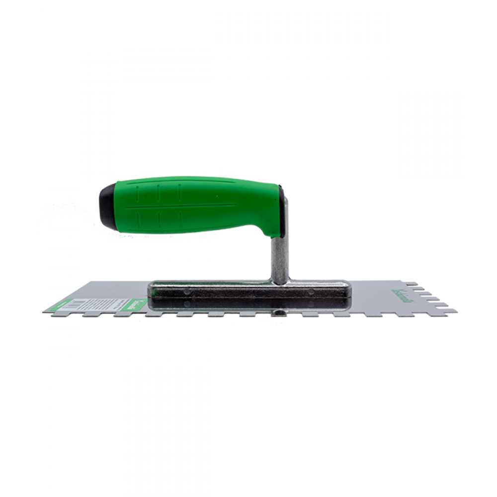 Гладилка Yoshimoto нержавеющая, ручка 2К, зуб 12*12, 270мм