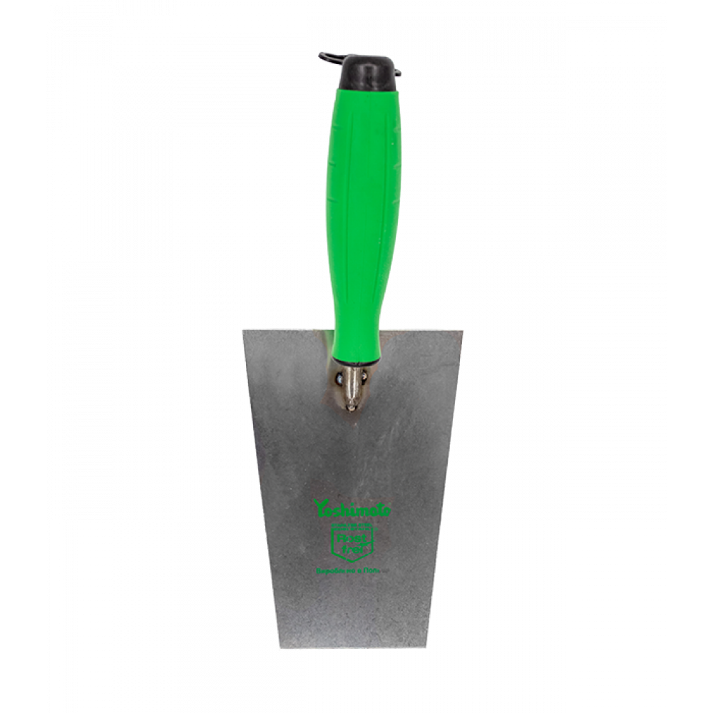 Кельма каменщика Yoshimoto, нержавеющая сталь, ручка 2К, 160мм