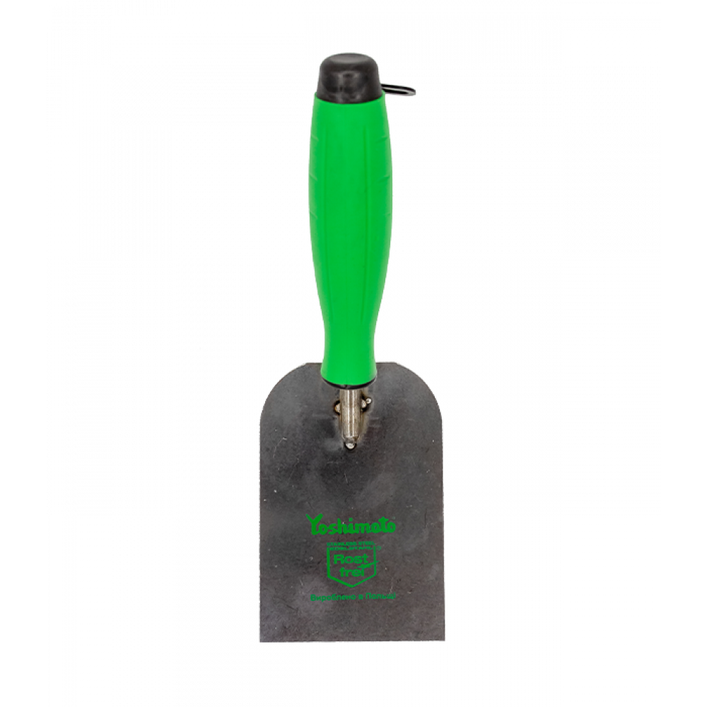 Кельма штукатура Yoshimoto, нержавіюча сталь, ручка 2К, 100мм