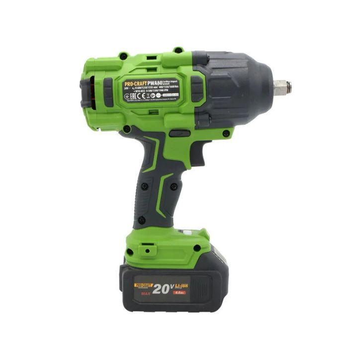 Акумуляторний гайковерт Procraft PWA80 (без АКБ та ЗП)