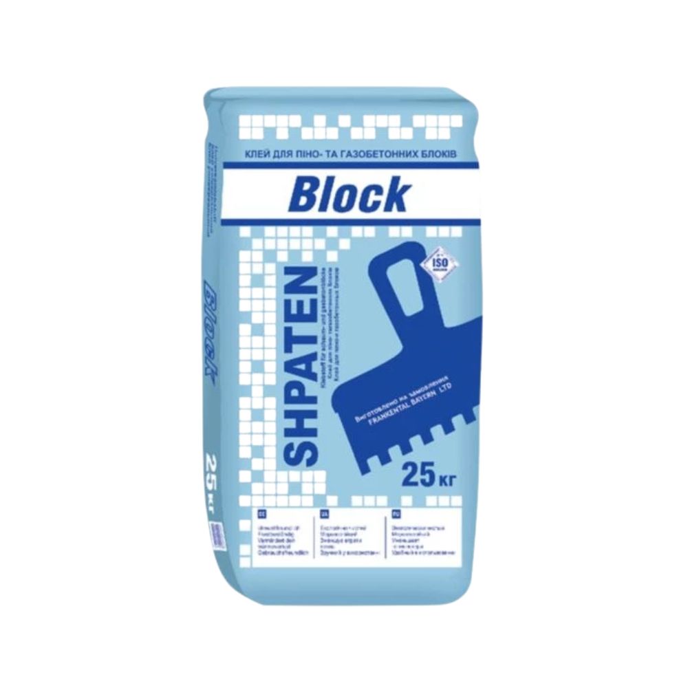 Клейова суміш для піно-та газоблоків Blok (25кг)