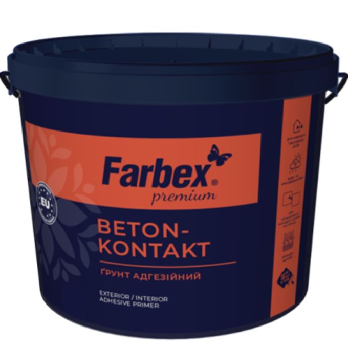 Грунт адгезійний "Бетон-контакт", TM "Farbex"-4,2 кг