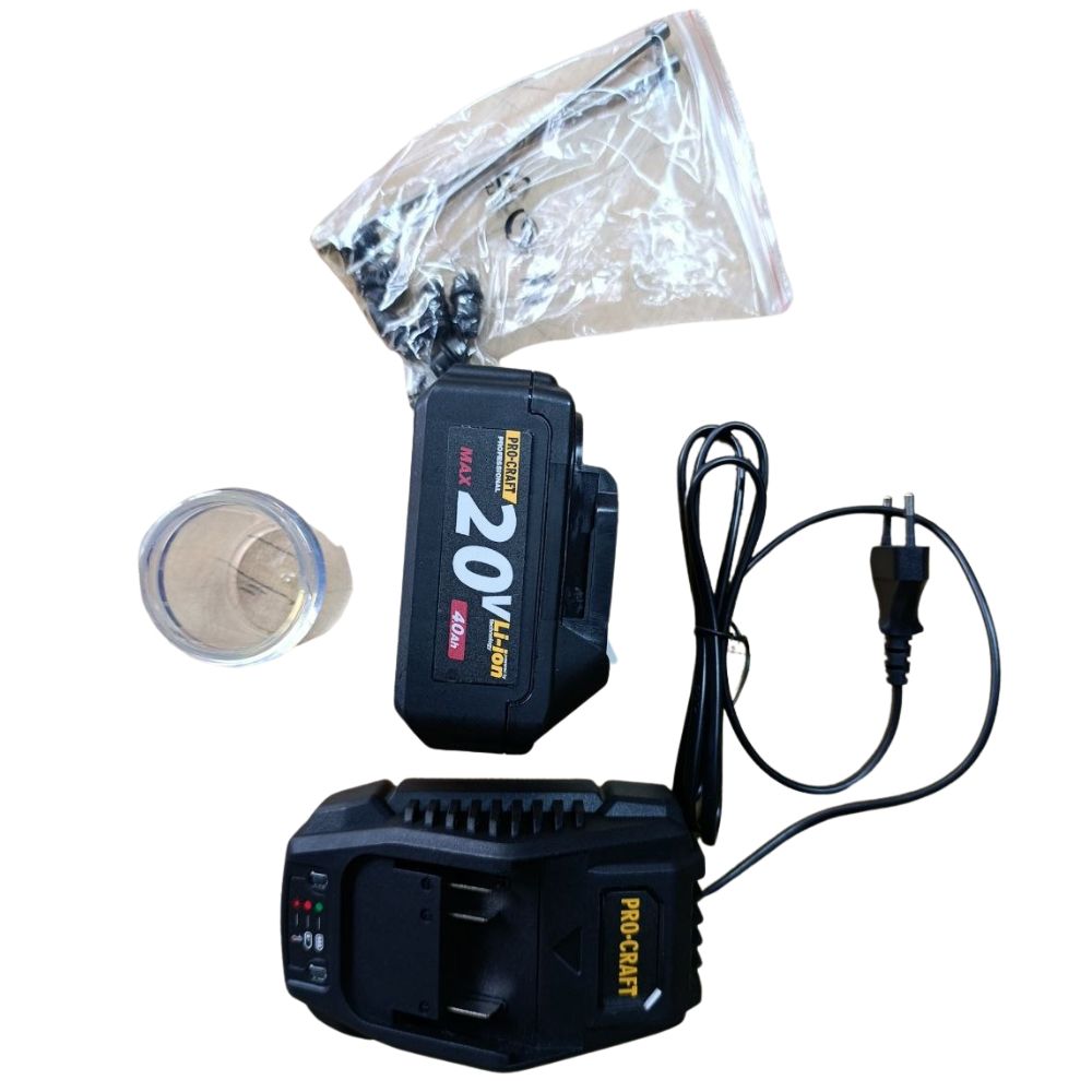 Аккумуляторный заклепочный пистолет Procraft PRG20 (с 2 акб и зп)