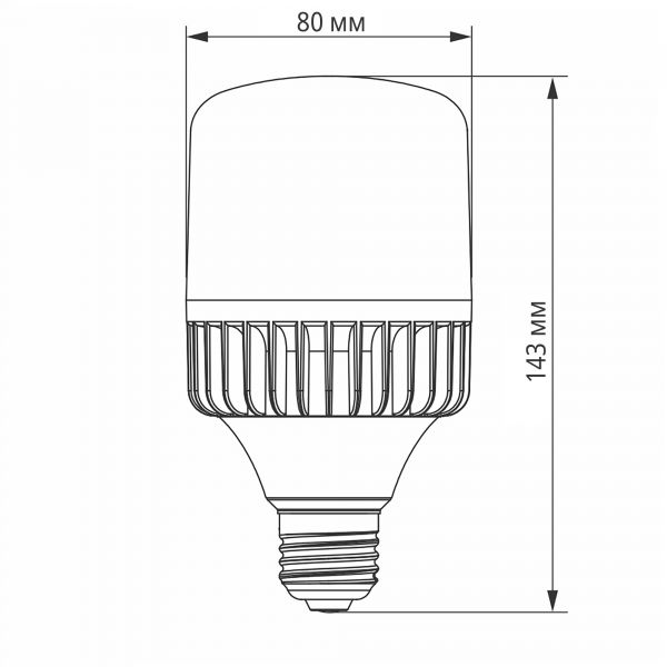 LED лампа VIDEX A80 30W E27 5000K