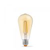 LED лампа VIDEX Filament ST64FAD 6W E27 2200K дімерна бронза