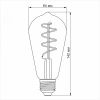 LED лампа VIDEX Filament ST64FASD 5W E27 2200K димерная бронза