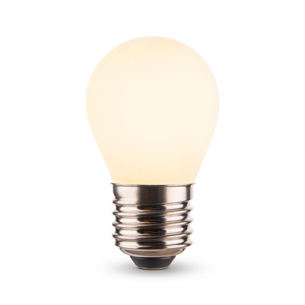 LED лампа VIDEX Filament VL-DG45MO 4W E27 3000K Porcelain dimmable