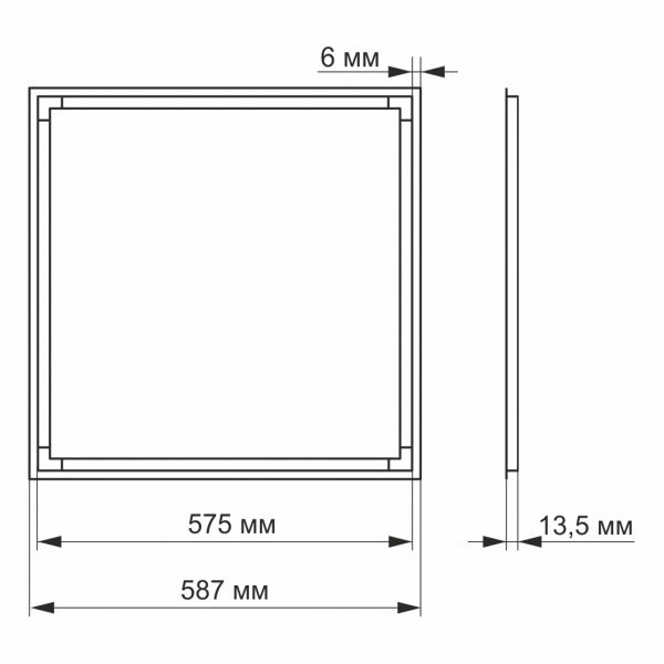 LED панель ART VIDEX 40W 4100K