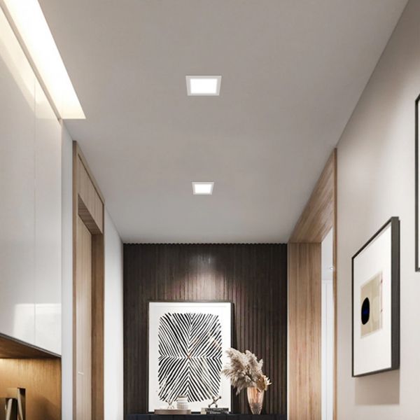 LED светильник Back встроенный квадрат VIDEX 16W 5000K