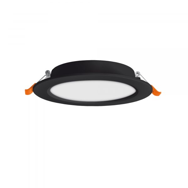 LED светильник Back встроенный круглый VIDEX 15W 5000K Black